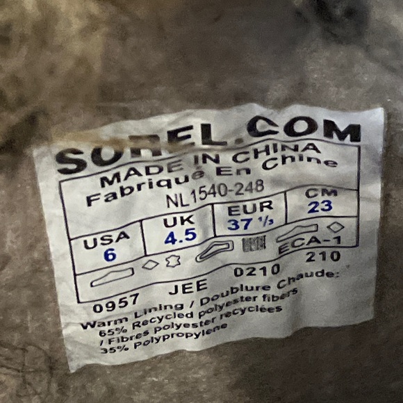 SOREL • Joan of Arctic Lace Up Waterproof Suede
Boots Fur Trim Rubber Duck Toe - Picture 11 of 11